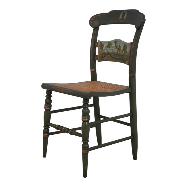 Hitchcock Andrew Jackson Cane Seat Side Chair Bicentennial Edition For Sale