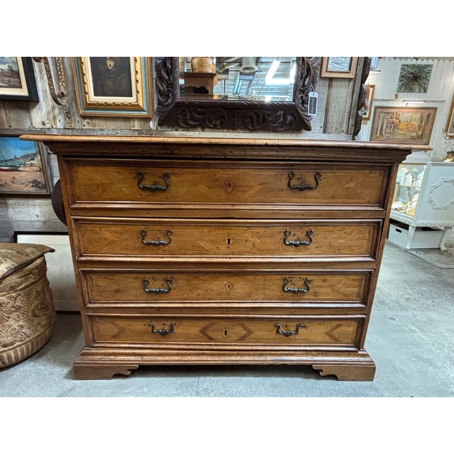 17th Century Italian Walnut Commode For Sale - Image 10 of 16