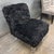 Contemporary Skyline Furniture Black Faux-Fur Slipper Chair + Acrylic Legs For Sale - Image 3 of 12