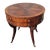 Beautiful Flame Mahogany Center Table Made Attributed to Weiman Furniture American Made For Sale