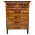 20th Century Spanish Tuscan Sifonier with Six Drawers in Carved Pine, 1950s For Sale - Image 15 of 18
