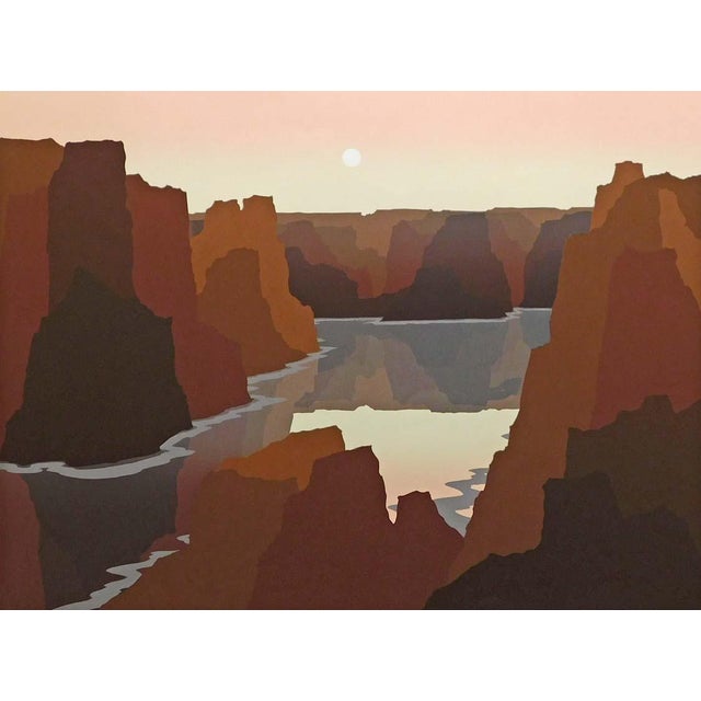 1980s Robert Wilson "Horizon" Signed Numbered Fine Art Serigraph Landscape For Sale In Denver - Image 6 of 7