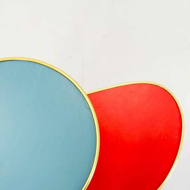 Big german plant stand, colorful vintage mid-century minimalist indoor plant stand side table retro flower table it...