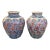 Vintage Pair of Chinese Hand-Painted Vases For Sale
