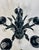 1990s Monumental Black Murano Glass Five-Arm Candelabra From the Spelling Manor For Sale - Image 12 of 18