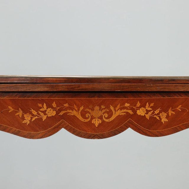 Indian Rosewood and Mahogany Game Table For Sale - Image 5 of 13