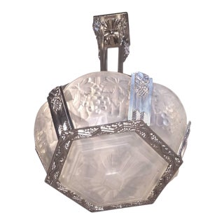 French Art Deco Chandelier For Sale