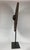 Tribal Hand Carved Wooden Yarn Winder on Custom Stand For Sale - Image 3 of 10