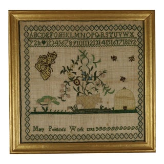 Antique Sampler, 1792, by Mary Pointon For Sale