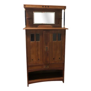 Stylish Secessionist Cocktail Display Cabinet, 1900 For Sale