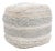 Pasargad Home Grandcanyon Cotton Braided Pouf For Sale
