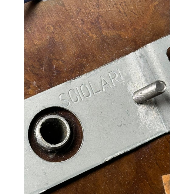 Hollywood Regency Brass and Textured Glass Flush Mount Lights from Sciolari, Italy, 1970s, Set of 3 For Sale - Image 6 of 12