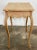 Wood Vintage French Louis XV Style Bleached Wood Table For Sale - Image 7 of 11