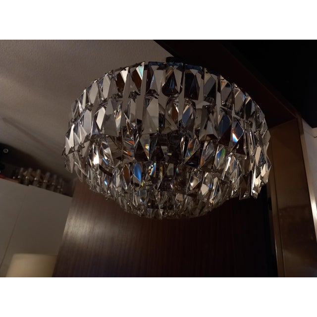 Modern Crystal Pendant Light from Bakalowits & Söhne, 1950s For Sale - Image 3 of 10