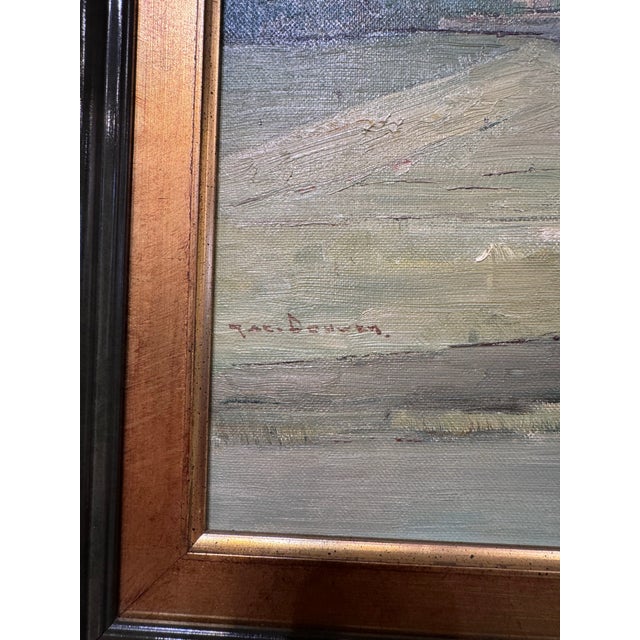 Early 20th Century 20th Century Dutch Village Oil on Canvas For Sale - Image 5 of 8