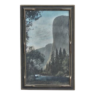 Vintage El Capitan Yosemite Photograph in 1920s / 1930s Frame For Sale