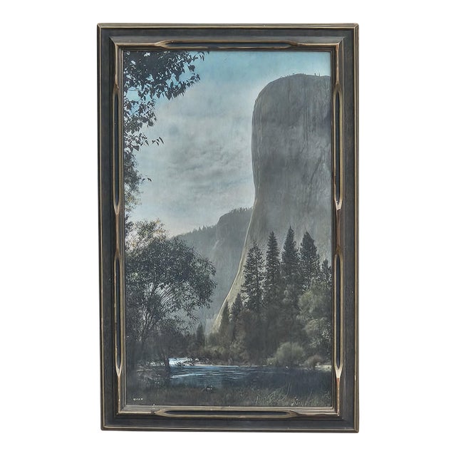 Vintage El Capitan Yosemite Photograph in 1920s / 1930s Frame For Sale