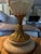 Mid 20th Century Alabaster Table Lamp With Custom Shade For Sale In Birmingham - Image 6 of 6