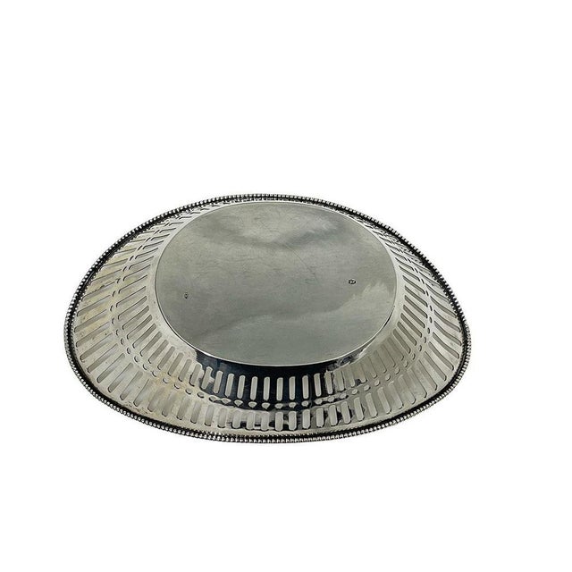 1940s Dutch Silver Bonbon Basket by Schriek & Looren De Jong, 1948 For Sale - Image 5 of 7