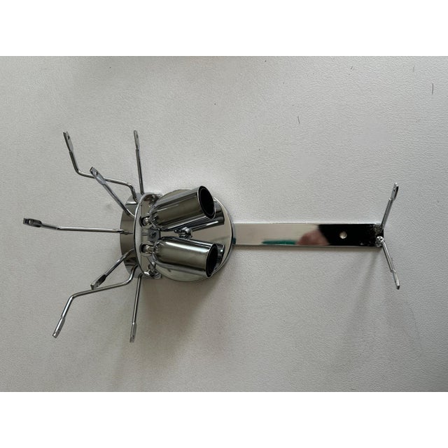 Brown Set of Two “Poliedri” Murano Glass Wall Sconce in Venini Style For Sale - Image 8 of 12