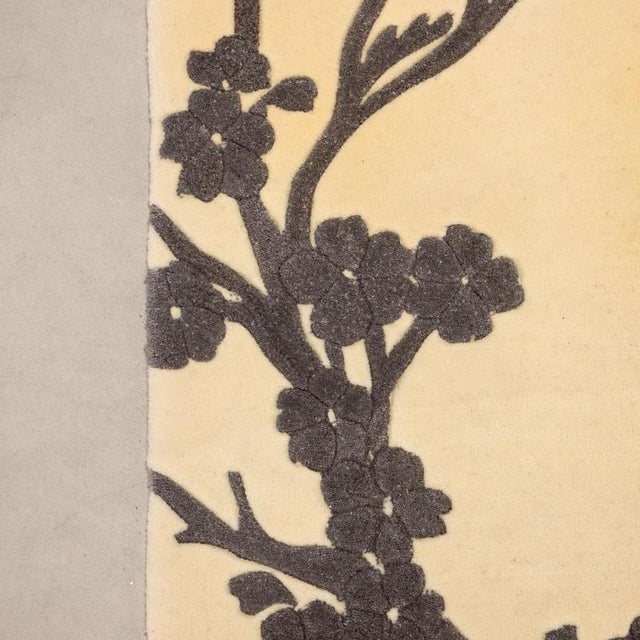 Middle Eastern Floral Gabbeh Rug in Wool For Sale - Image 6 of 8