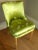 1940's Vintage Emerald Green Barrel Back Chair in Chinoiserie For Sale In San Diego - Image 6 of 8