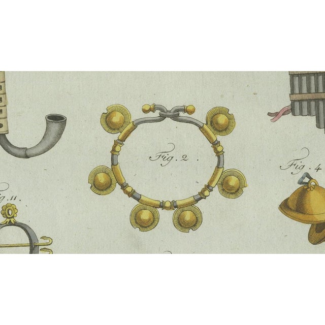 Bertuch, Ancient Greek and Roman Musical Instruments, 1802, Engraving For Sale - Image 4 of 10