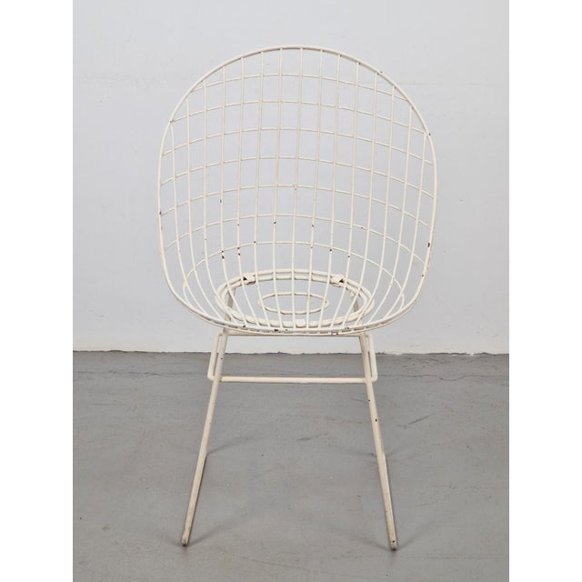 Vintage Early Wire Chair by Cees Braakman for Ums Pastoe, 1950s For Sale - Image 6 of 10