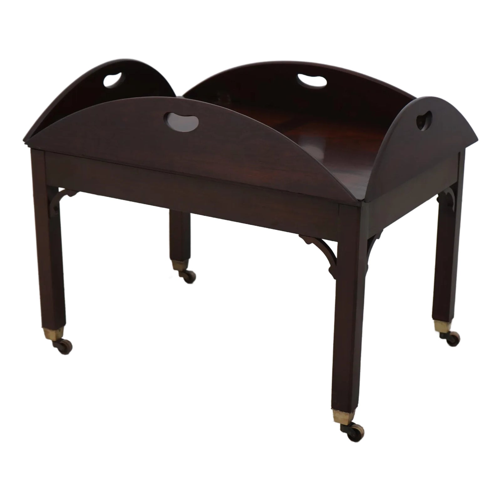 Kittinger 2 Piece Mahogany Butler Coffee Table | Chairish