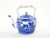 Antique Oversized English Blue and White Porcelain Tea / Coffee Pot For Sale - Image 15 of 15