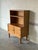 Mid-Century Modern Oak Cabinet With Lower Doors and Shelves Vintage Mid-Century Modern 1960s For Sale - Image 3 of 10
