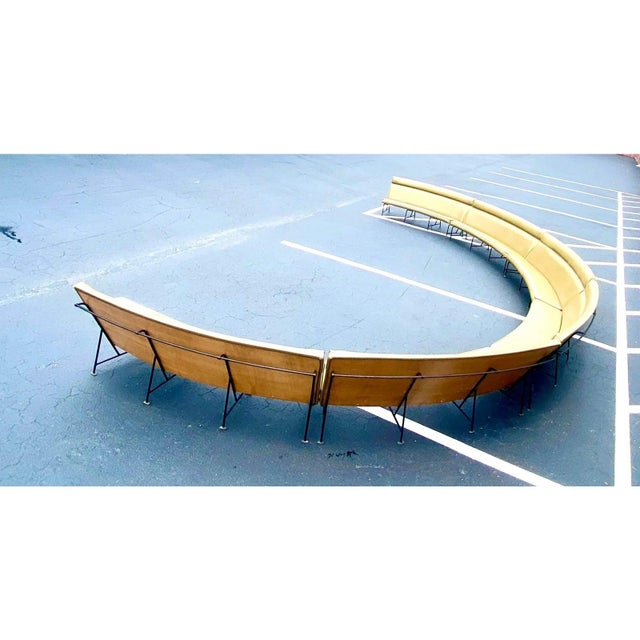 Midcentury Gettysburg University Hatter Planetarium Benched Seating For Sale In West Palm - Image 6 of 11