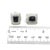 1990s Pair of Judith Ripka Estate Onyx Omega Back Earrings Sterling Silver 14 Grams For Sale - Image 10 of 13
