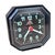 Black, Pop Art, Quartz Alarm Clock Meister-Anker, Germany, 1970s For Sale - Image 4 of 9