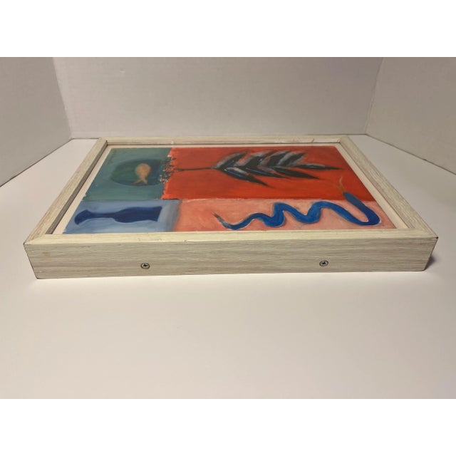 Contemporary Original Judith Margolis "Prayer for Healing" Gouache on Paper Painting For Sale - Image 3 of 6