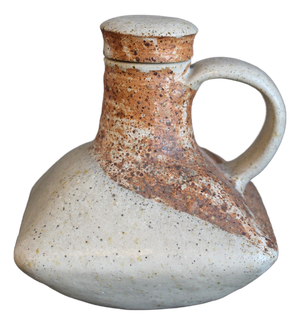 Vintage Italian Ceramic Bottle by Bruno Gambone, 1980s