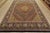 An authentic vintage traditional Tabriz rug hand-knotted with fine wool and natural dyes. This intricately woven rug...