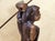 Brown Vintage Hand-Carved Filipino Igorot Warrior Wood Sculpture – 23” For Sale - Image 8 of 18