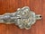 Art Nouveau Vintage Ornate Sea Monster/ Dragon Brass Wall Hook For Sale - Image 3 of 10