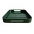 Mid-Century Modern Green Navy Trim Lacquered High Gloss Serving Tray For Sale - Image 3 of 4