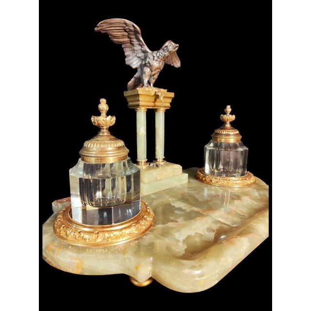19th Century Inkwell Onyx For Sale - Image 12 of 17