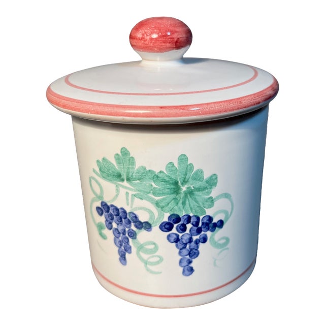 Jam Jelly Jar Fruit Bouquet Mesa International Fruits & Polka Dots For Sale