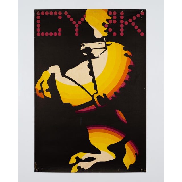 CYRK Horse Circus Poster from Janowski, 1979 For Sale - Image 3 of 9