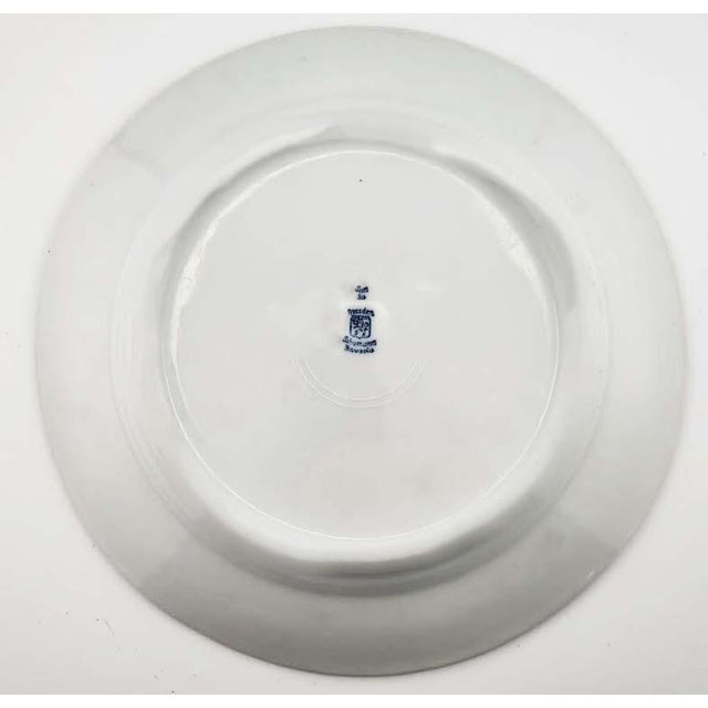 Traditional Salad Plate Empress Dresden Flowers by Schumann - Bavaria For Sale - Image 3 of 3