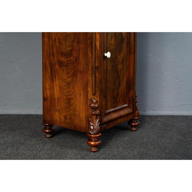 Brown Antique Louis Philippe Nightstand, 1800s For Sale - Image 8 of 18