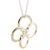 A distinctive Tiffany & Co. Elsa Peretti Quadrifoglio pendant necklace crafted in sterling silver, featuring the...