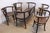 Wood Bentwood Seating Group with Armchairs and Two-Seater Sofa from Thonet, 1920s, Set of 5 For Sale - Image 7 of 10