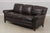 Traditional Hancock & Moore 3 Seat Leather Sofa For Sale - Image 3 of 15