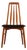 Vintage Niels Koefoed Eva Chair | Danish Mid-Century Modern Wood Leather Dining Seat For Sale