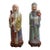 Pair of Antique Chinese Famille Rose Style Figurines For Sale
